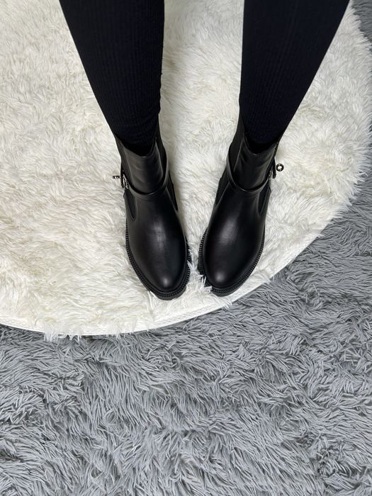 Шкіряні зимові челсі в 37,38 розмірі