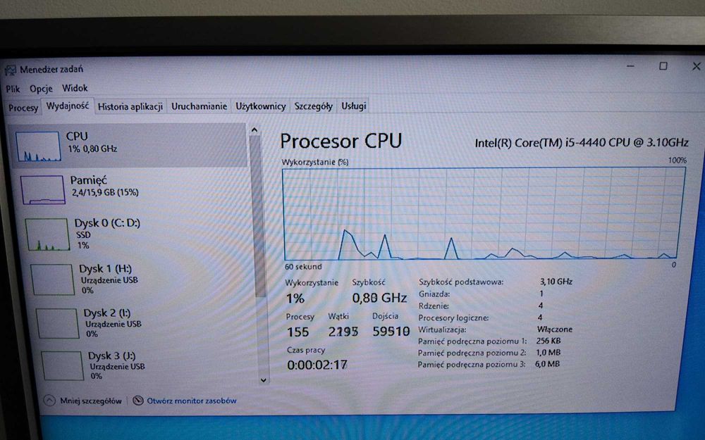 komputer Asus i5 16GB RX570
