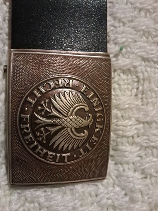 Pas skórzany wojskowy