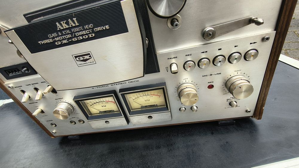 REZERWACJA Magnetofon szpulowy Akai gx 630 + złote naby