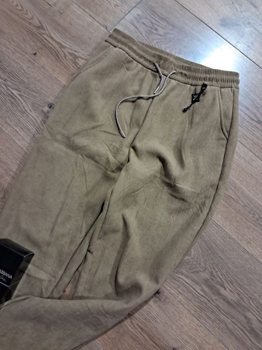 вельветові утеплені штани