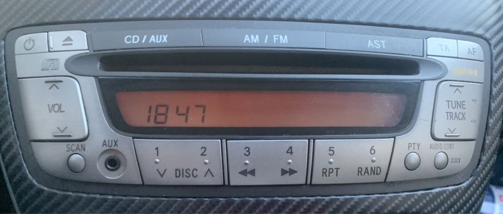 Rádio Original Peugeot 107/ Citroen C1/ Toyota Aygo