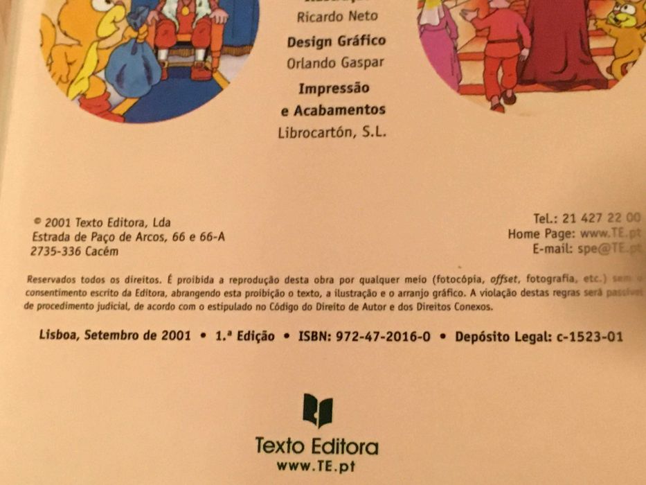 Livro O Gato das Botas