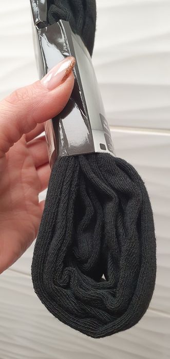 Rajstopy bawełniane czarne bawełna 95% 3xl/4xl