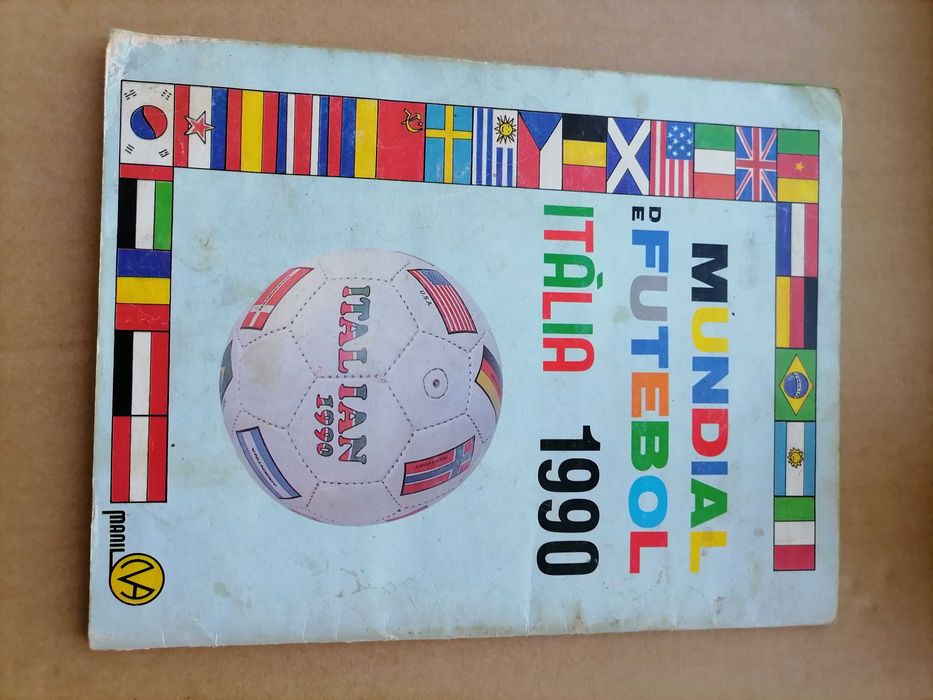 Caderneta Cromos ITÁLIA 90 EuroFLASH Edições Manil c/Cromo de Maradona