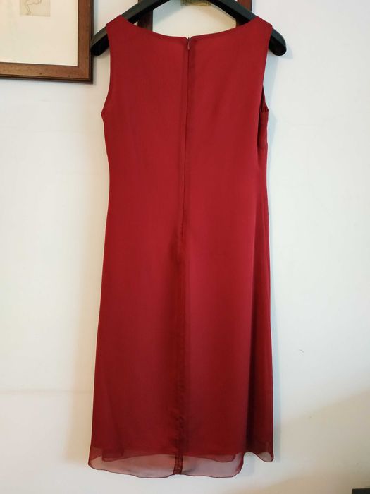 Vestido vernelho festa cerimónia