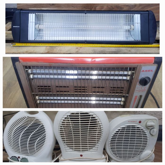 Электрообогреватель - тепловентилятор (дуйчик), инфракрасный, металлок