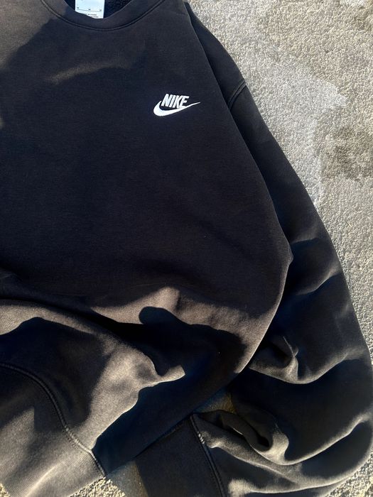 Czarna bluza crewneck Nike Vintage 90s y2k
