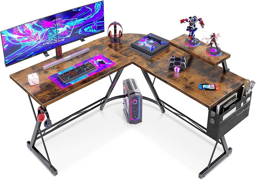 Secretária de canto mesa de gaming [3 tamanhos] NOVO - ENVIO GRÁTIS