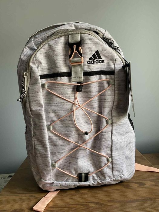 Plecak Adidas Ultimate ID Backpack – szaro-łososiowy