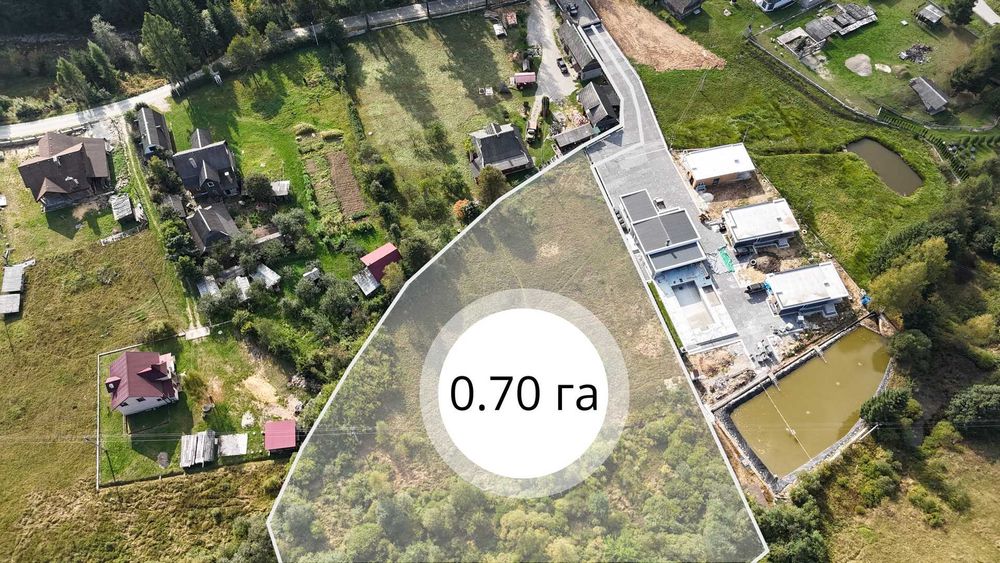 Земельна ділянка в Микуличині 0.70 га