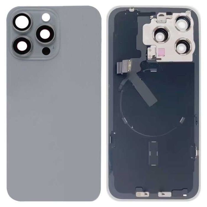 Klapka baterii Plecki Apple iPhone 15 Pro Max tytanowy szary