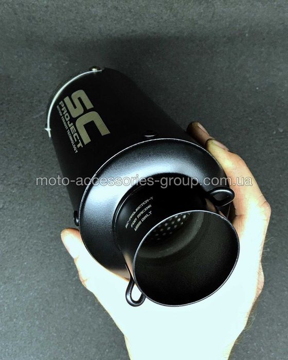 Прямоточный глушитель мото прямоток SC прямоточний на мотоцикл