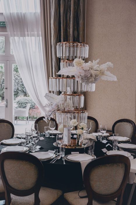 PROMOCJA karuzela złota kryształowa stojak wynajem