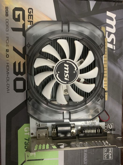 Відеокарта msi geforce gt 730 2gb