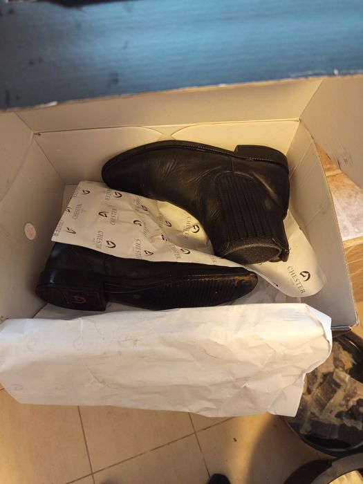 Botas equitação pele