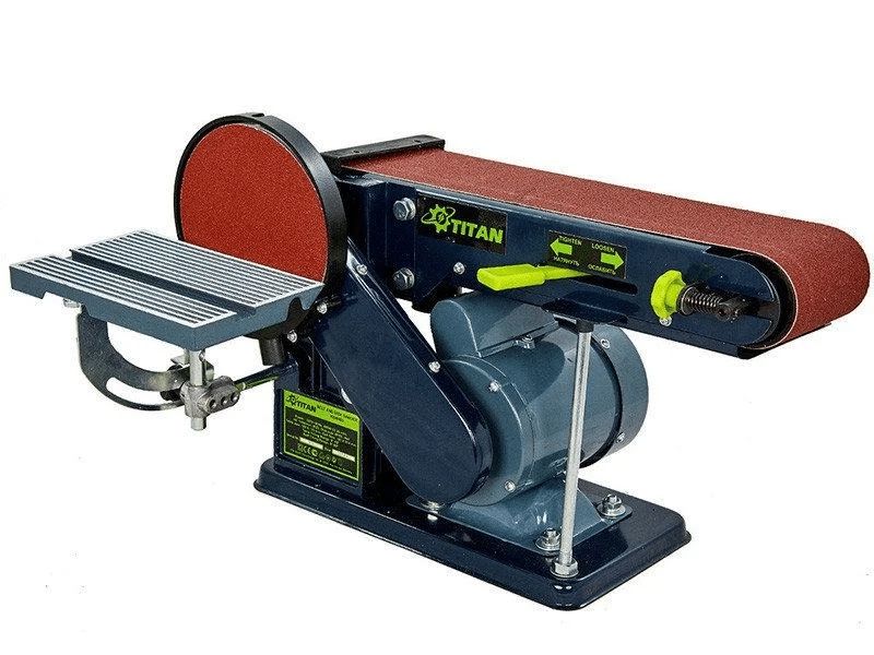 Ленточно-дисковый шлифовальный станок TITAN KSM400
