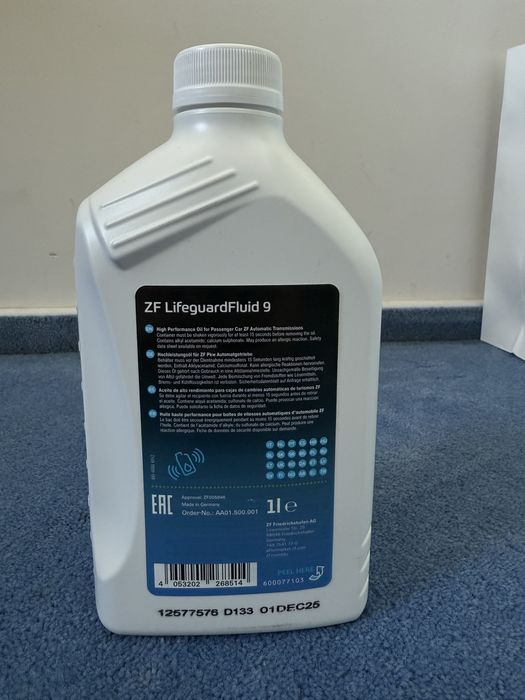 Oryginalny olej ZF LifeguardFluid 9