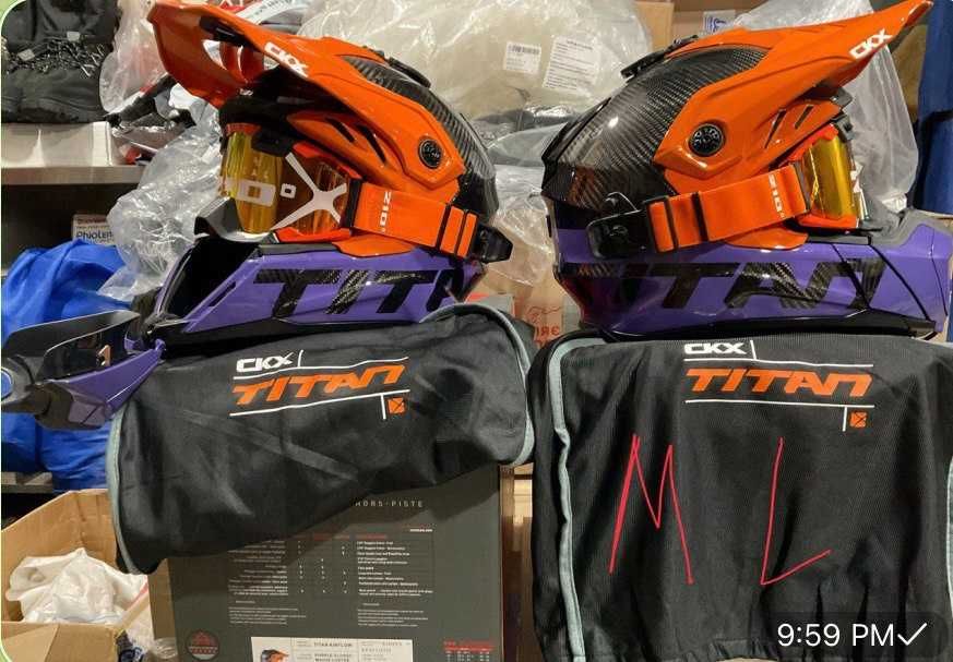 шлем ckx-titan brp ski-do can-am fxr