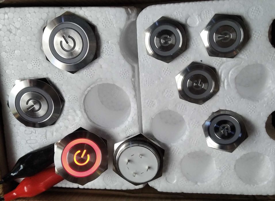 Botões de pressão aço inox 22mm e 30mm (NOVOS)