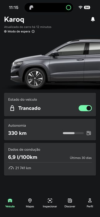 Skoda Karoq 2025 — 116 cv | Gasolina | como novo