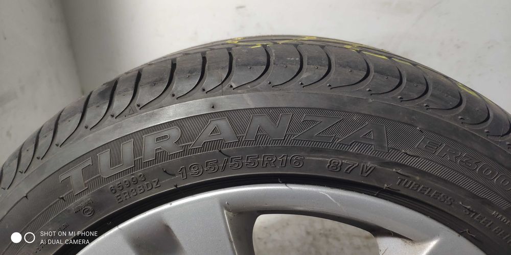 Koła BMW 5x120 alusy 16 lato 195/55R16 BRIDGESTONE opony jak NOWE 4szt