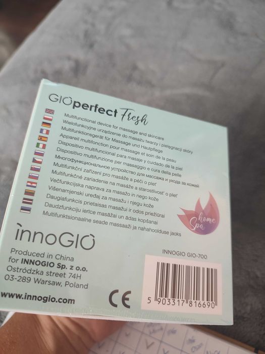 Szczoteczka soniczna do twarzy innogio Perfect fresh nowa prezent żony