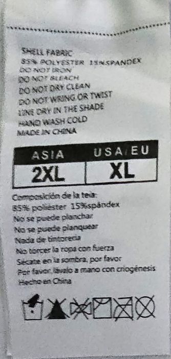 Slipy kąpielowe z wypełnieniem rozm XL