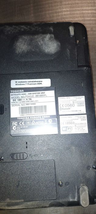 Laptop uszkodzony