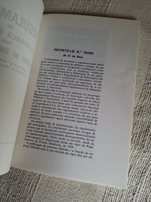 Regulamento de Segurança e Ações Para Estruturas de Edificios e Pontes