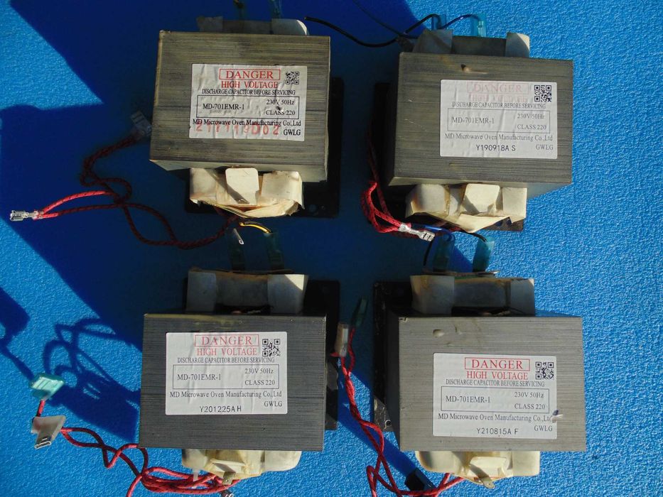 Transformator z mikrofalówki do zgrzewarki / elektromagnesu