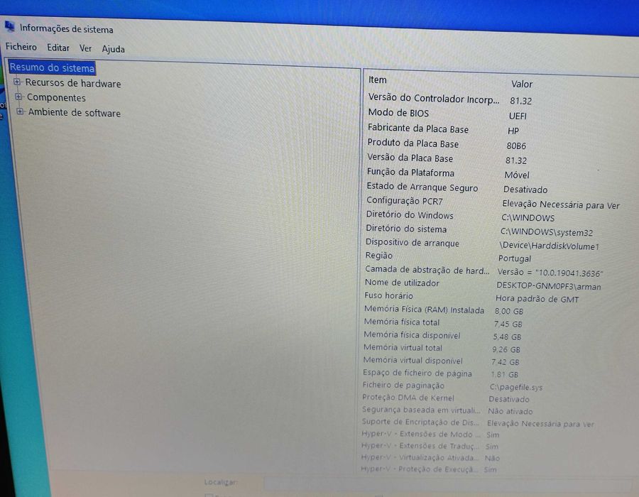 Computador portátil HP 18 "