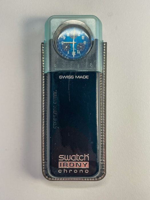 Relógio Swatch Irony Crono - Secret Agent - YCS401G - Vintage/Retro