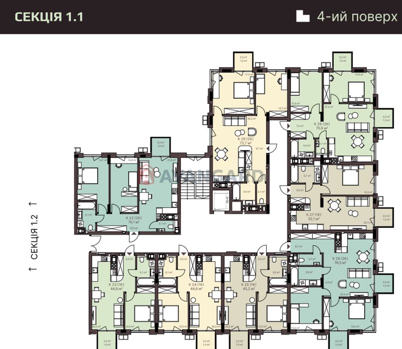 Продаж 1-кім кв вул Стрийська Франківський р-н розтермінування