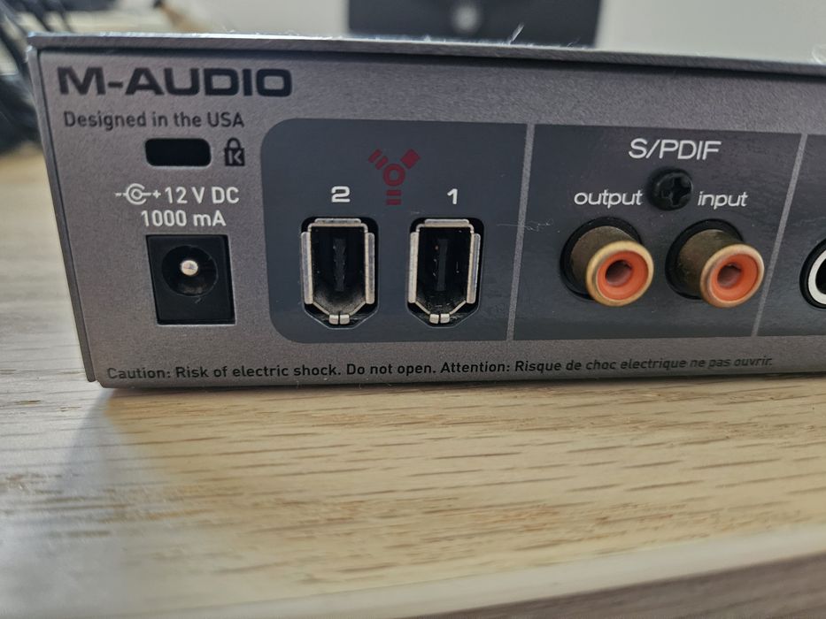 Interface áudio M-AUDIO Firewire Solo64873913662210123