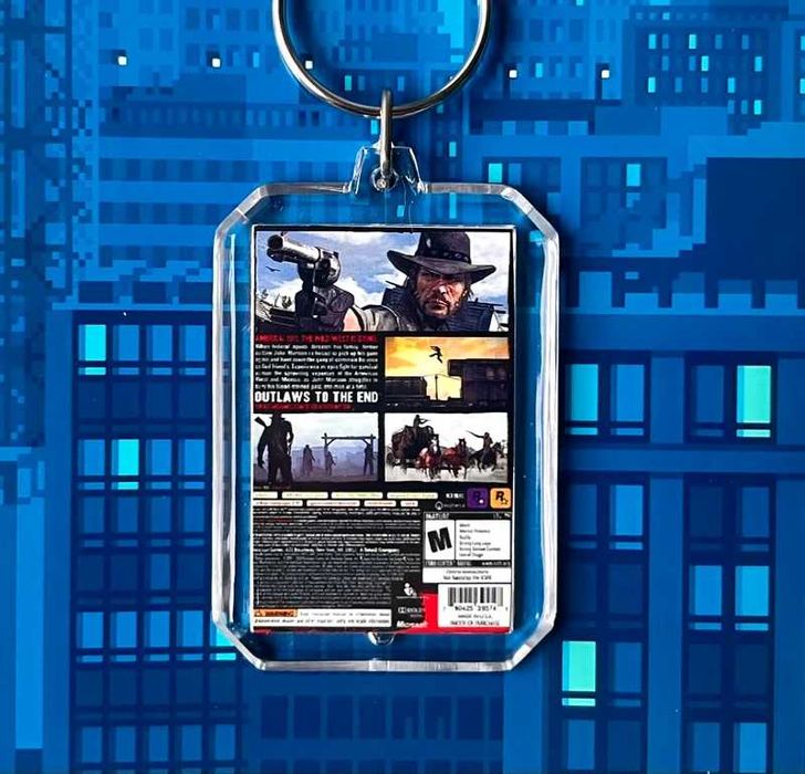 Brelok Red Dead Redemption - mini okładka gry Xbox 360