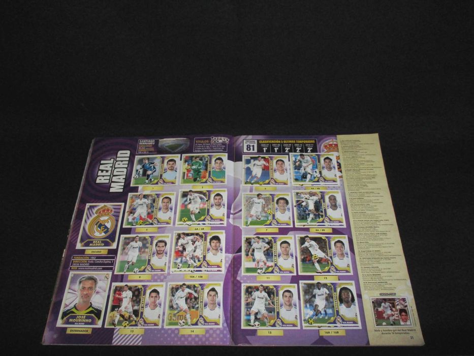 Caderneta Oficial de Cromos Liga BBVA 2011–2012 Panini Este