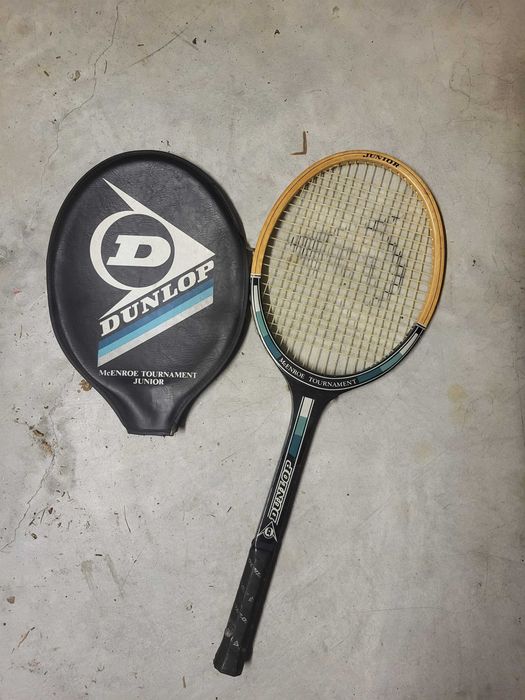 Conjunto Vintage Raquetes - “McEnroe Tournament”, Dunlop