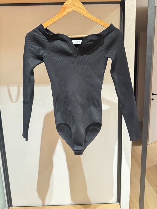 Боді Sandro трикотаж, гарно тягнеться