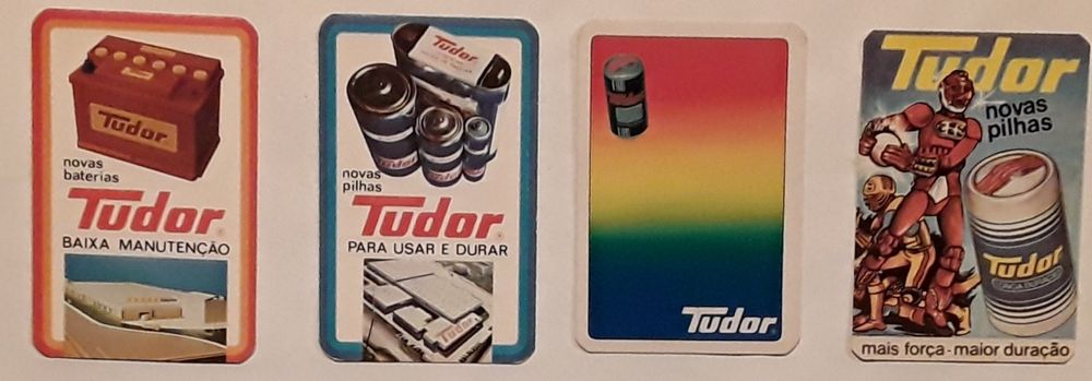 Calendários de bolso Tudor anos 80