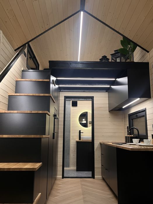 Domek Tiny House Mobilny Letniskowy Całoroczny Działka Wynajem