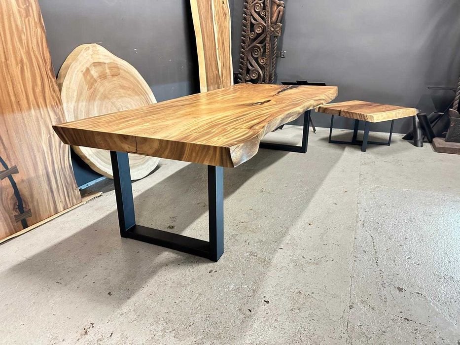 Stół drewniany monolit Suar unikat 300cm