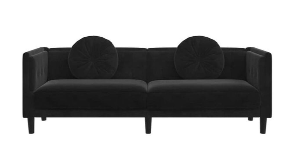 Sofa 3-osobowa czarna