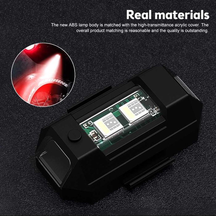 Luz Strobe / Sinalizador LED RGB Mota Drone64284036080259122