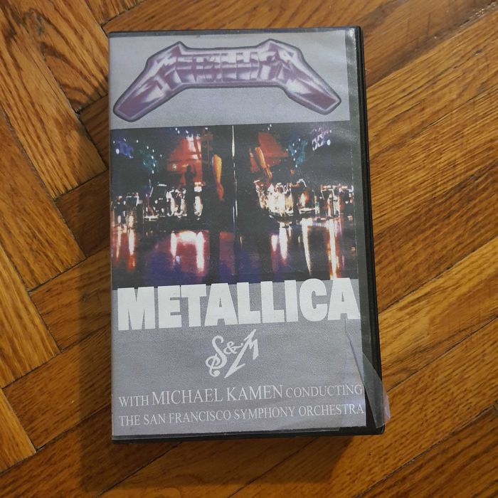 Видеокассета VHS Metallica. S&M With Michael Kamen Conducting
