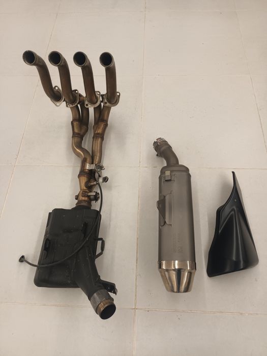 Linha completa escape origem Suzuki Gsxr 600