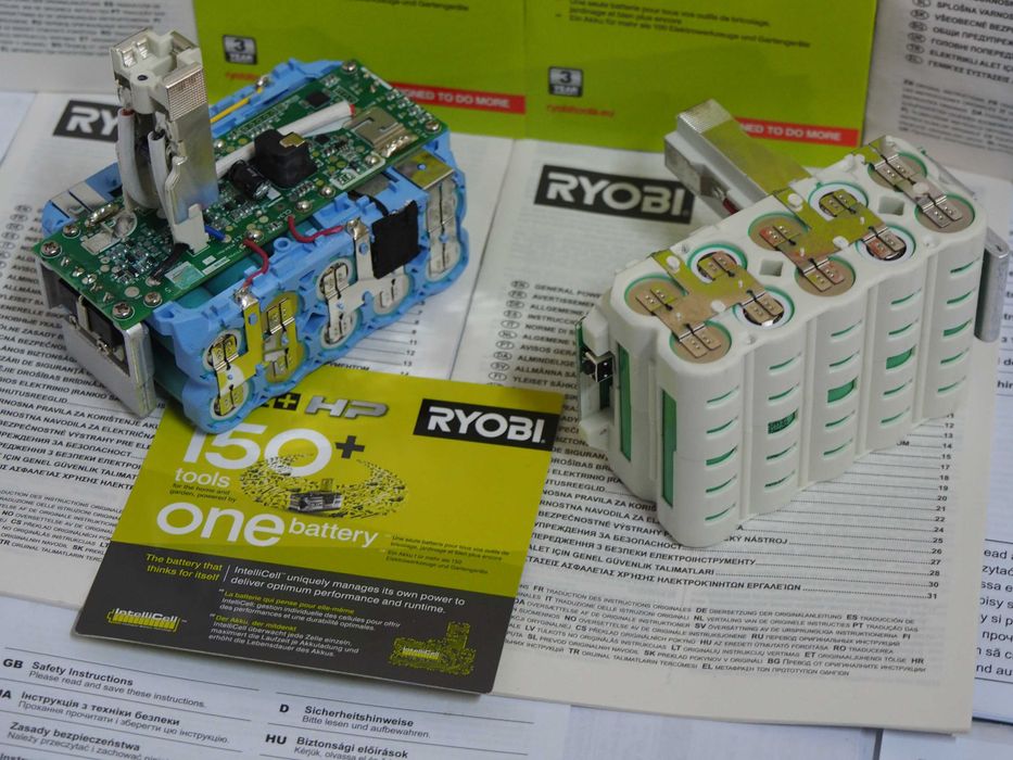 Bateria Bez obudowy RYOBI 18v 6Ah pasuje do 4ah, 5Ah akumulator