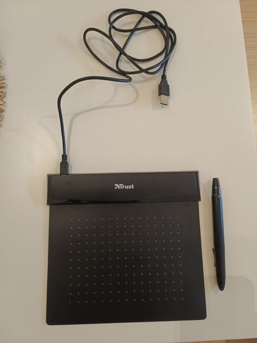 Mesa digitalizadora trust - Design Graphic Tablet  Preto
