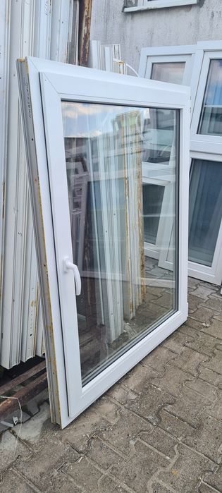 OKNA KacprzaK OKNO PCV 112X138 Używane Plastikowe Białe Lider Okna OLX