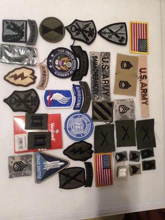 Нашивка, шеврон армия США. я.